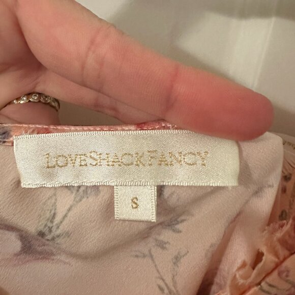 Loveshackfancy Kendall Dress in Pink Duchess Print in Size Small - Picture 5 of 5